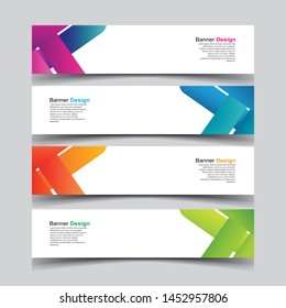 Vector Abstract design banner web template