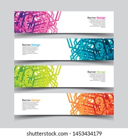 Vector Abstract design banner web template