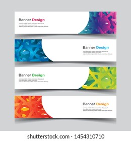 Vector Abstract design banner web template