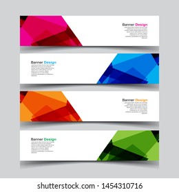 Vector Abstract design banner web template