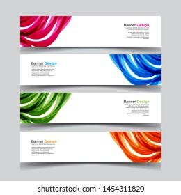 Vector Abstract design banner web template