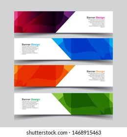 Vector Abstract design banner web template