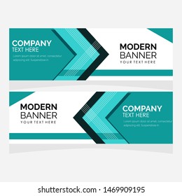 Vector abstract design banner web template. Modern design.