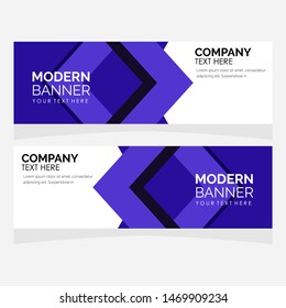 Vector abstract design banner web template. Modern design.