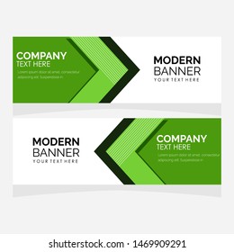 Vector abstract design banner web template. Modern design.