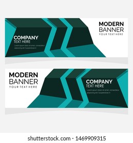Vector abstract design banner web template. Modern design.