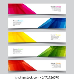 Vector Abstract design banner web template