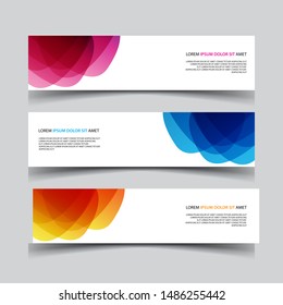 Vector Abstract design banner web template