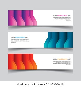 Vector Abstract design banner web template