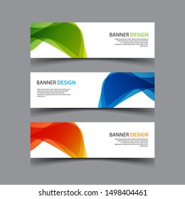 Vector Abstract design banner web template