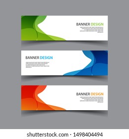 Vector Abstract design banner web template