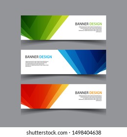Vector Abstract design banner web template