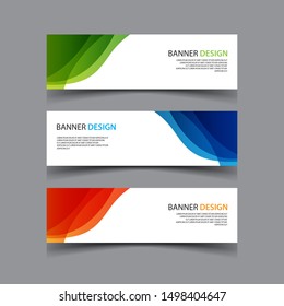 Vector Abstract design banner web template