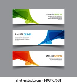 Vector Abstract design banner web template
