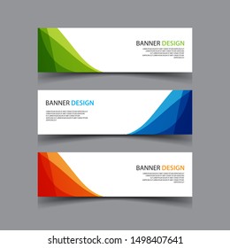 Vector Abstract design banner web template