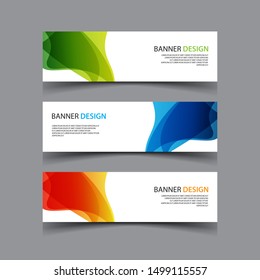 Vector Abstract design banner web template