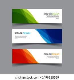 Vector Abstract design banner web template