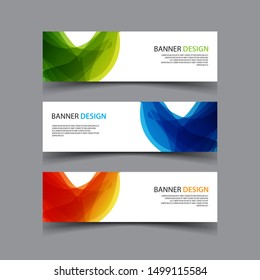 Vector Abstract design banner web template
