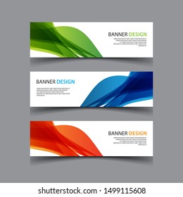 Vector Abstract design banner web template