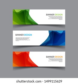 Vector Abstract design banner web template