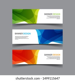 Vector Abstract design banner web template