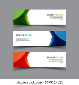 Vector Abstract design banner web template