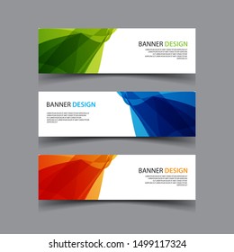 Vector Abstract design banner web template