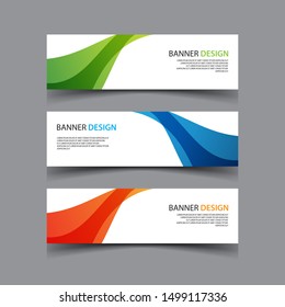 Vector Abstract design banner web template