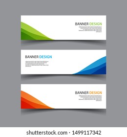 Vector Abstract design banner web template