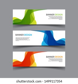 Vector Abstract design banner web template
