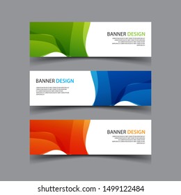 Vector Abstract design banner web template