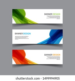 Vector Abstract design banner web template