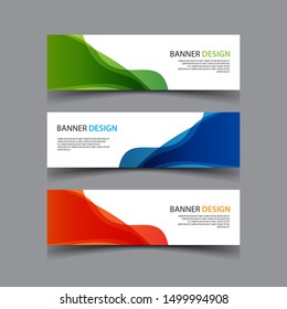 Vector Abstract design banner web template