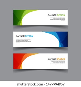Vector Abstract design banner web template