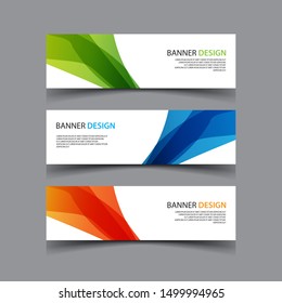Vector Abstract design banner web template