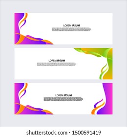 Vector abstract design banner web template. Banner background. Modern template vector design, Editable vector