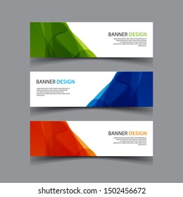 Vector Abstract design banner web template