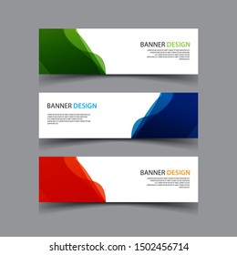 Vector Abstract design banner web template