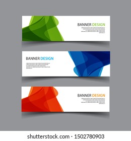 Vector Abstract design banner web template