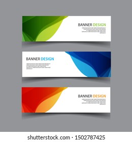 Vector Abstract design banner web template