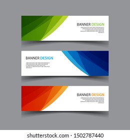 Vector Abstract design banner web template