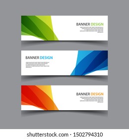 Vector Abstract design banner web template