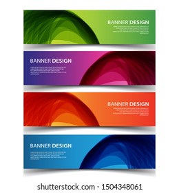 Vector Abstract design banner web template