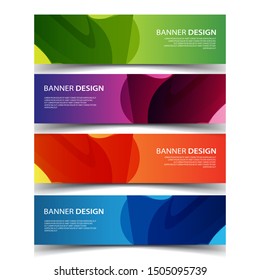 Vector Abstract design banner web template