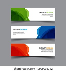 Vector Abstract design banner web template