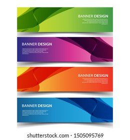 Vector Abstract design banner web template
