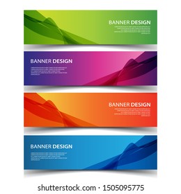 Vector Abstract design banner web template