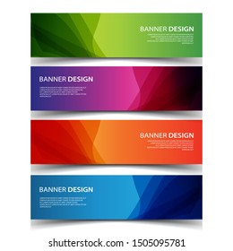 Vector Abstract design banner web template