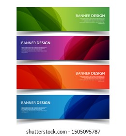 Vector Abstract design banner web template