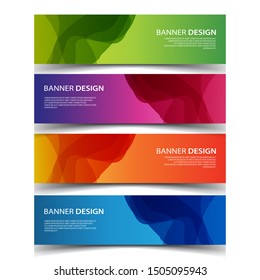 Vector Abstract design banner web template